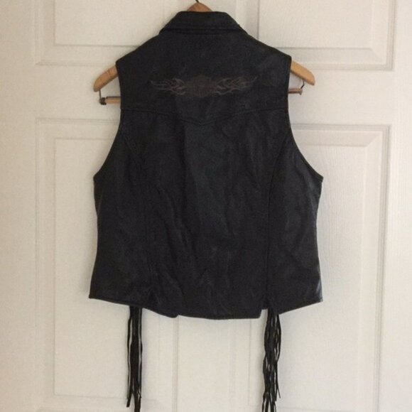 Authentic Harley Davidson Vest Women's Medium - Picture 2 of 8